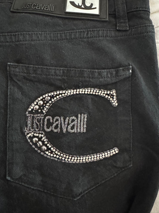 jeans just cavalli nero vintage