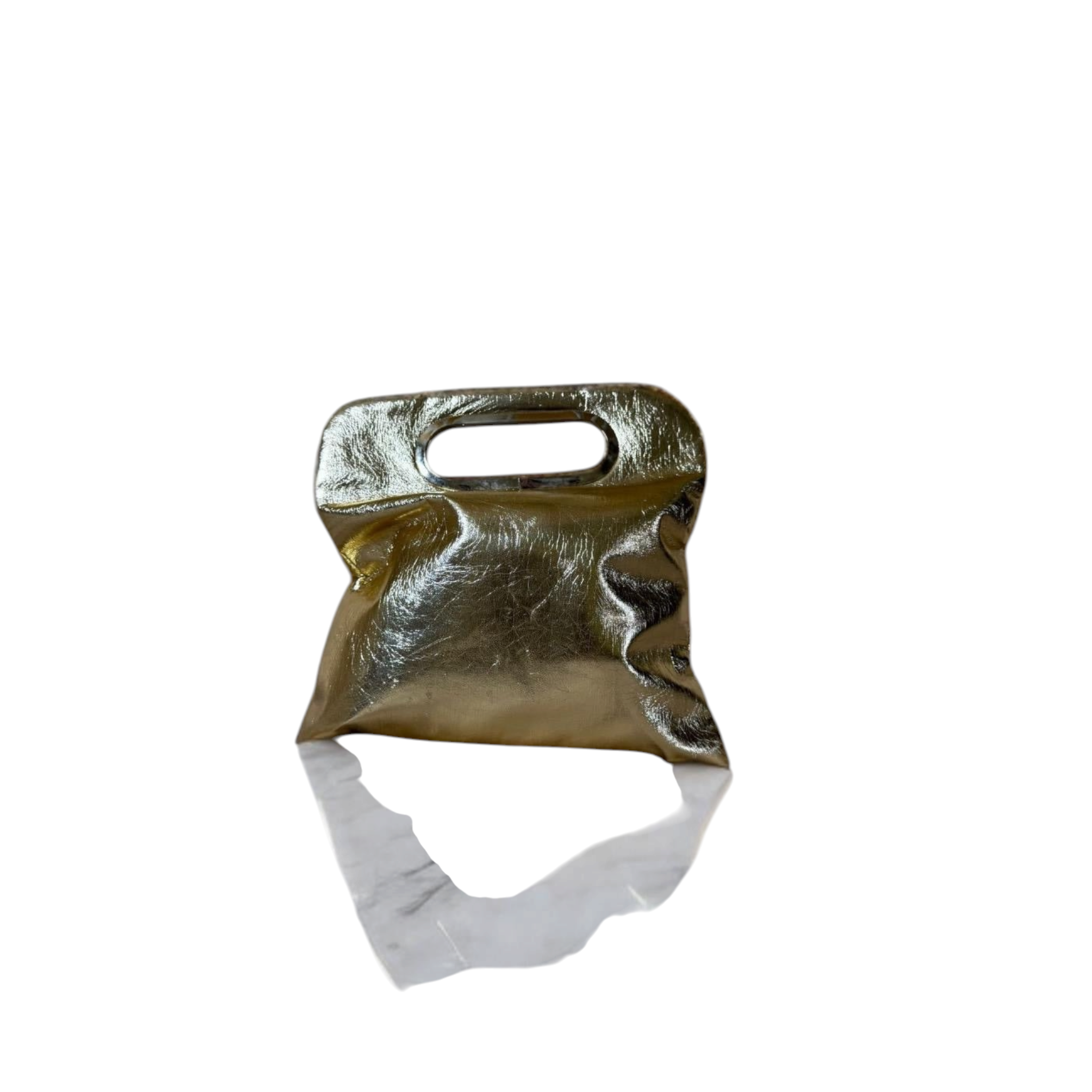 Borsa a Mano Gold Foil – Design Architettonico e Materico