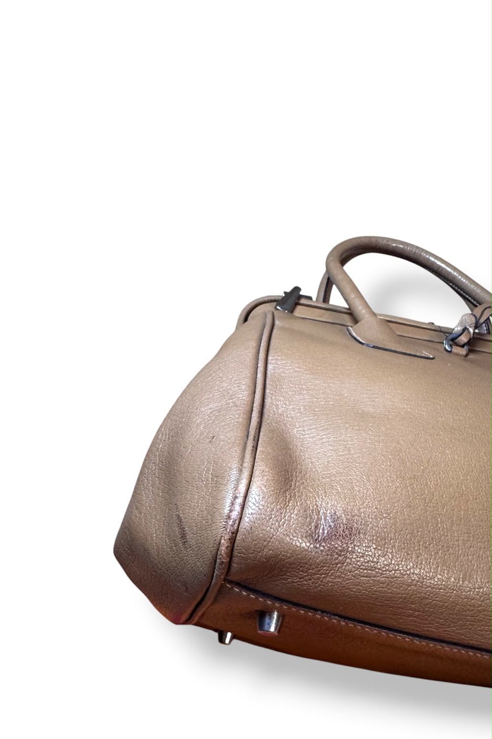Borsa Prada Madras in Pelle Camel