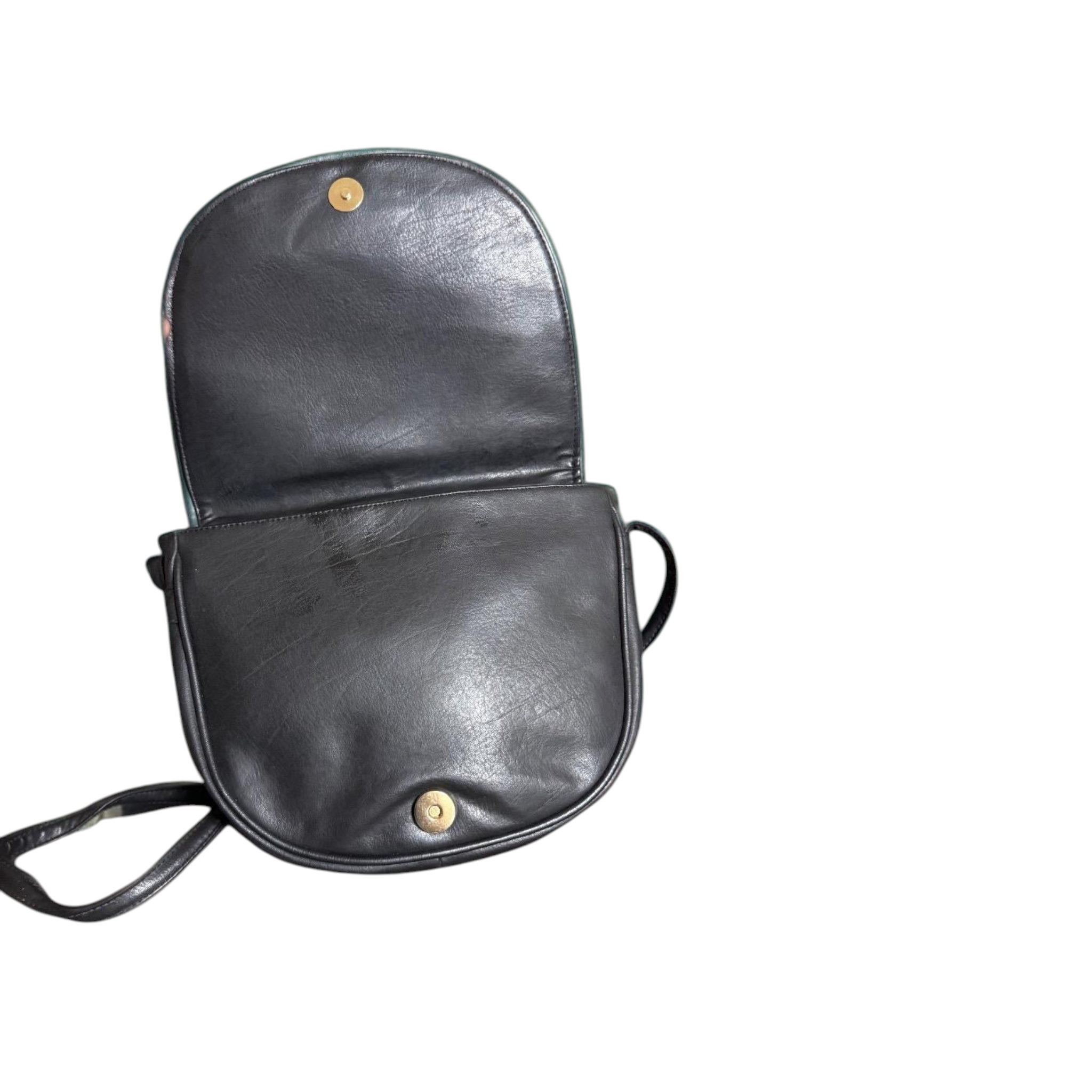 Borsa a tracolla vintage con ricamo "Germano Reale"