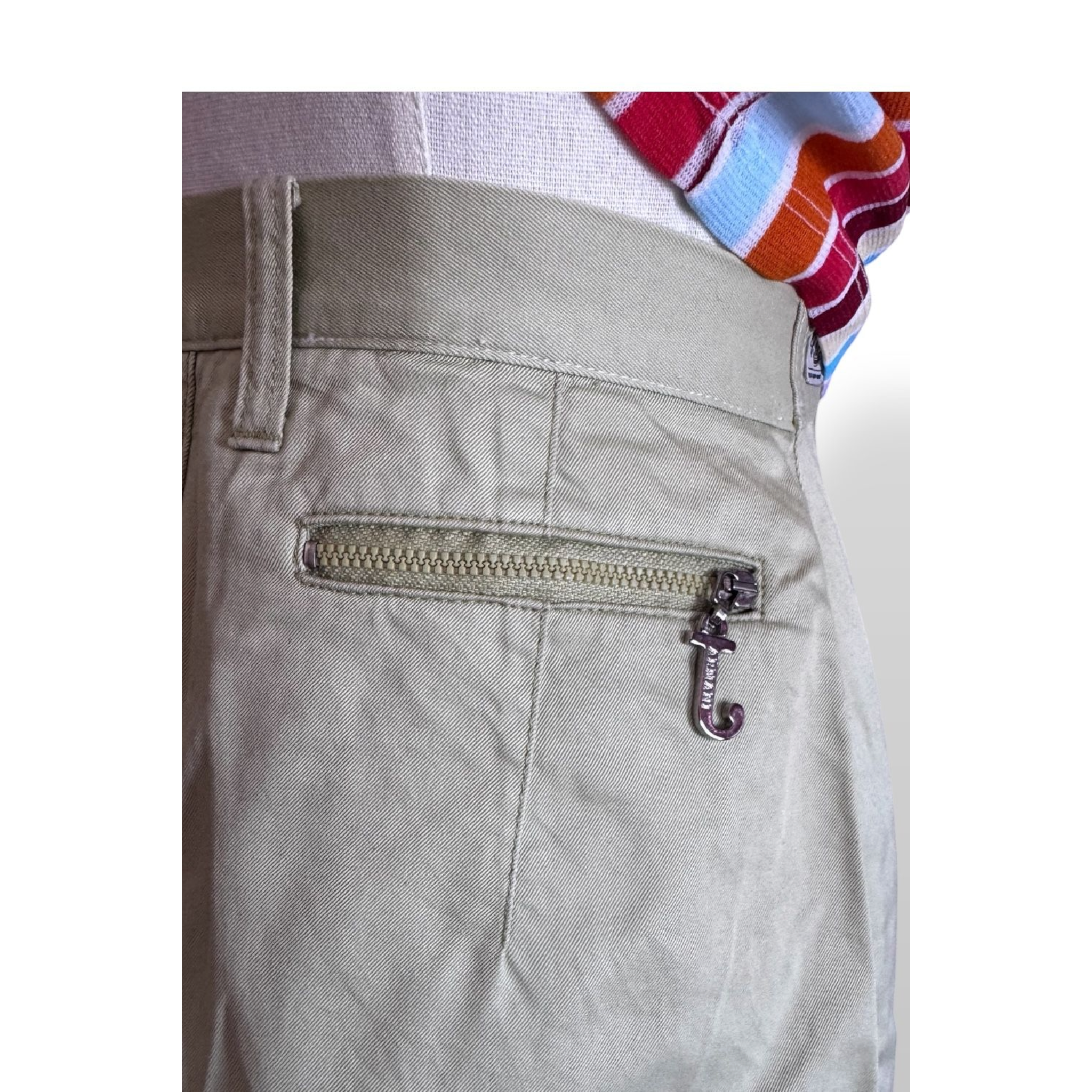 Minigonna Armani Jeans vintage verde salvia con zip