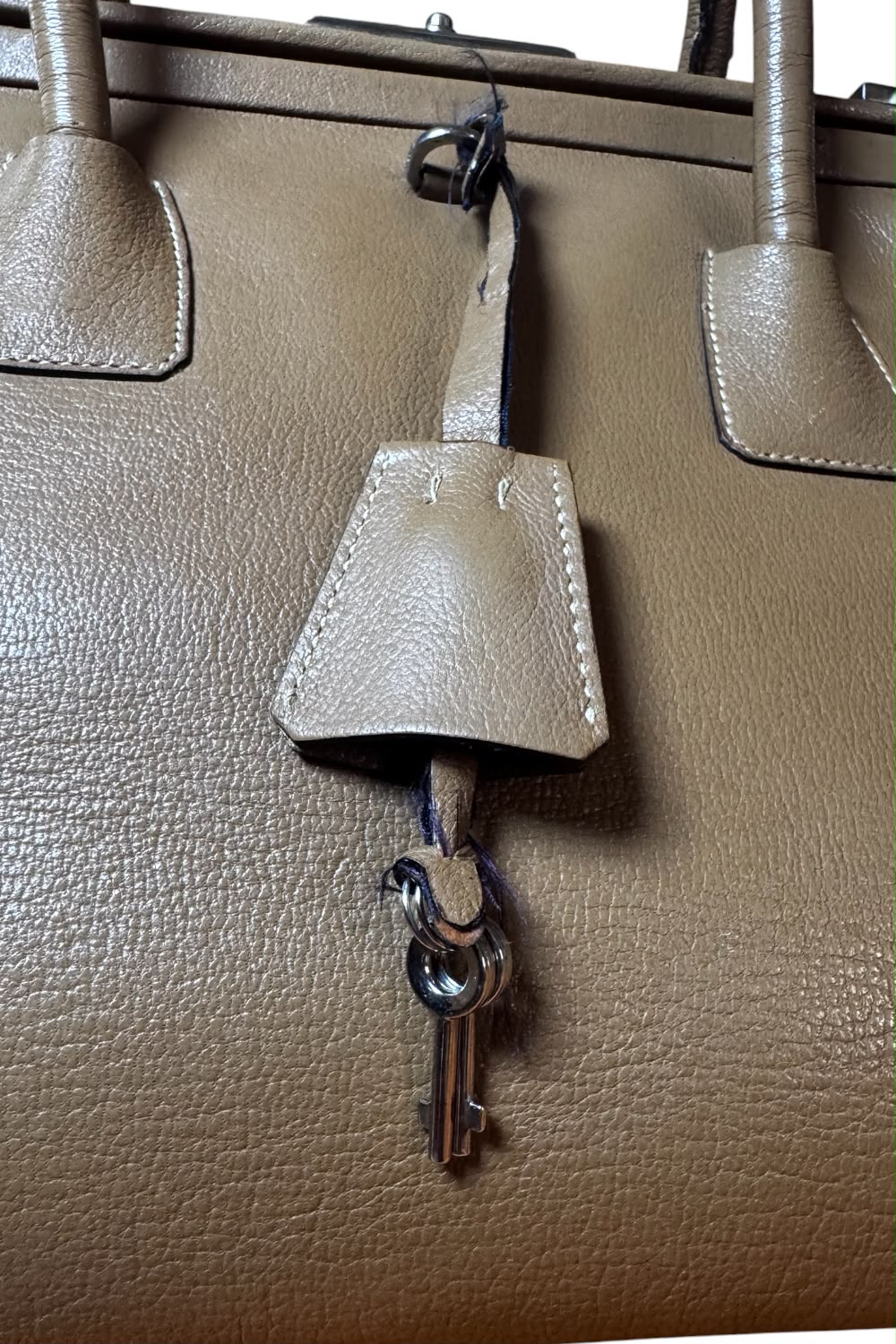 Borsa Prada Madras in Pelle Camel