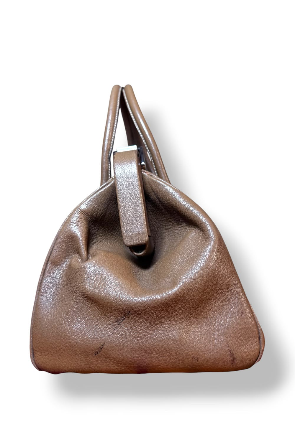 Borsa Prada Madras in Pelle Camel