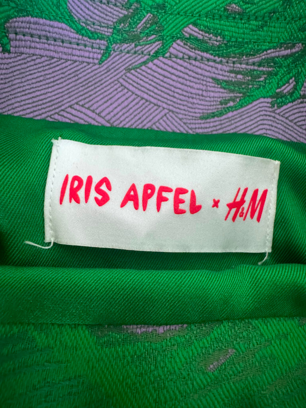 Mini Gonna Jacquard Iris Apfel x H&M – Edizione Limitata (Tg. XS / EU 34)