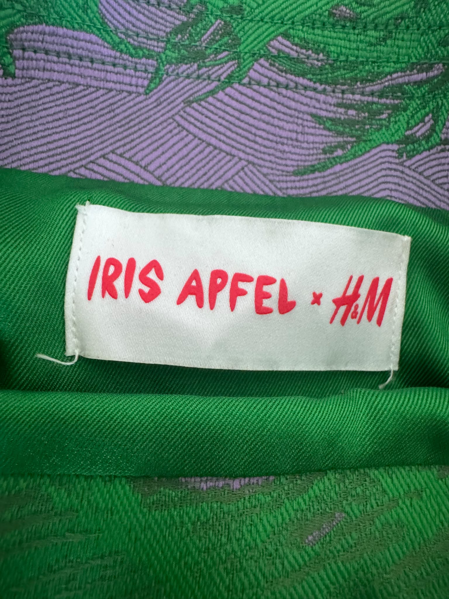 Mini Gonna Jacquard Iris Apfel x H&M – Edizione Limitata (Tg. XS / EU 34)