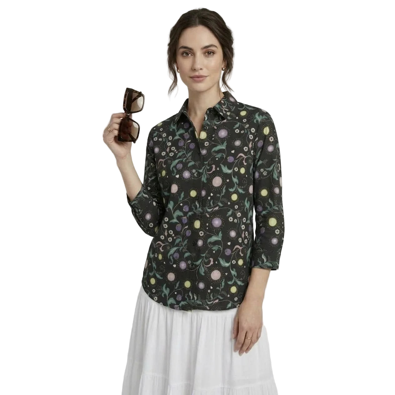 Camicia Trussardi Jeans - Stampa Floreale Iconica
