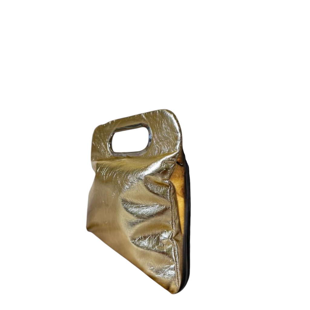 Borsa a Mano Gold Foil – Design Architettonico e Materico