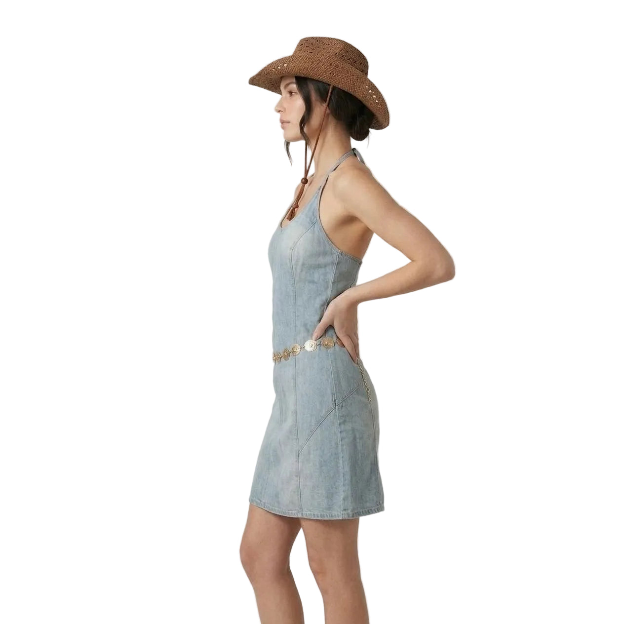Abito in Denim Calvin Klein Jeans - Stile Y2K / Western