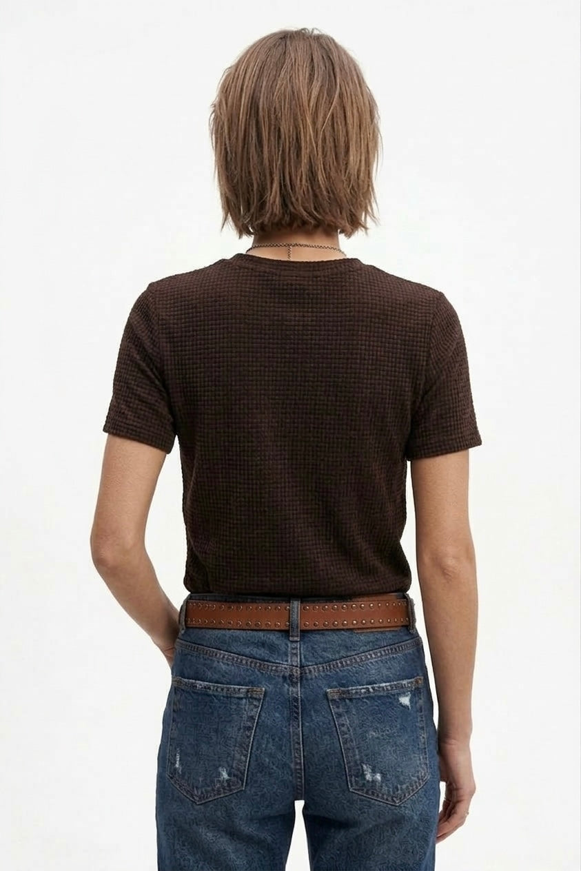 T-shirt Vintage Armani Jeans – Archivio anni 90 – Effetto Velluto