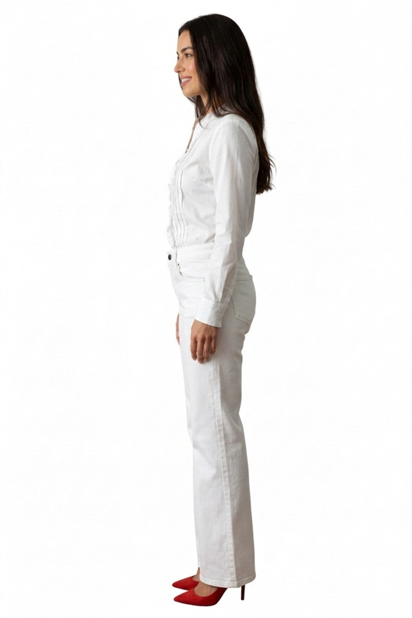 Jeans Prada Vintage bianchi - Taglio Dritto - Archive Luxury