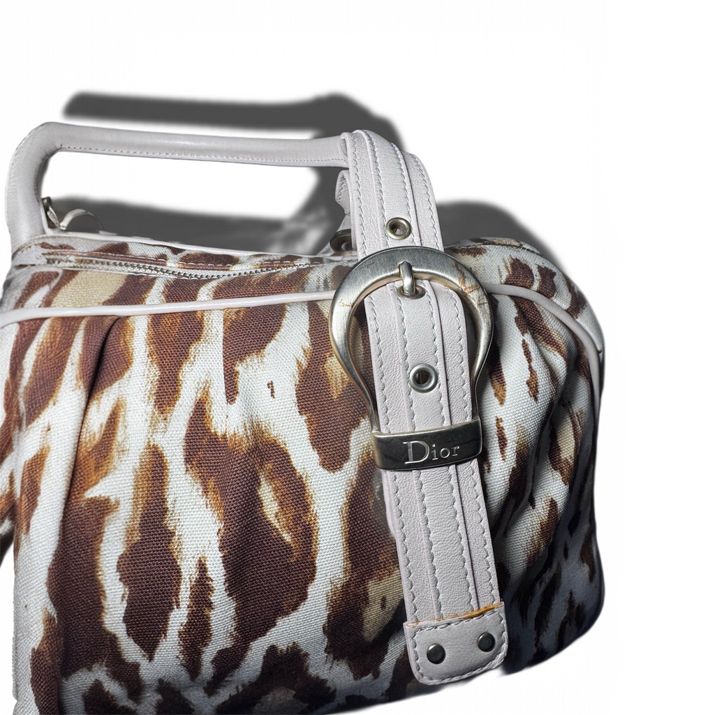 Dior Leopard Print "Saint Tropez" Romilly Bag